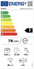 Indesit BWSA 61251 W EU N hind ja info | Pesumasinad | kaup24.ee