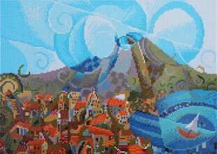 Алмазная мозаика Mount Vesuvius, 37x52 цена и информация | Алмазная мозаика | kaup24.ee
