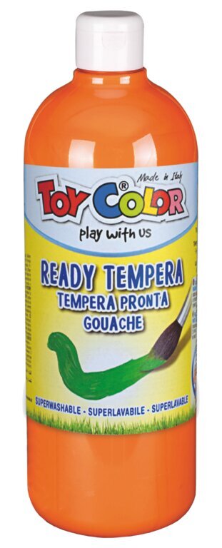 Gouache Tempera värv ToyColor - superpestav, 1000 ml, oranž hind ja info | Kunstitarbed, voolimise tarvikud | kaup24.ee