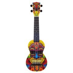 Sopran ukulele Mahalo Art MA1-TK Tiki hind ja info | Kitarrid | kaup24.ee