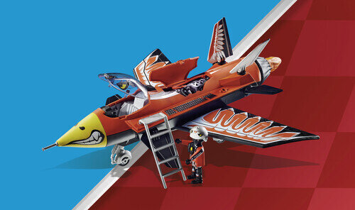 70832 PLAYMOBIL® Air Stunt Show, Reaktiivlennuk, 298 osa hind ja info | Klotsid ja konstruktorid | kaup24.ee