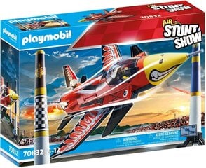 70832 Воздушное каскадерское шоу PLAYMOBIL®, реактивный самолет, 298 деталей цена и информация | Конструкторы и кубики | kaup24.ee