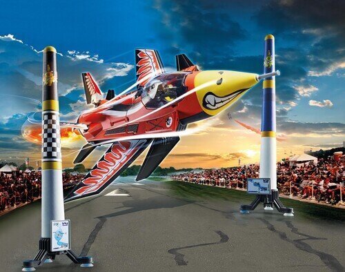 70832 PLAYMOBIL® Air Stunt Show, Reaktiivlennuk, 298 osa hind ja info | Klotsid ja konstruktorid | kaup24.ee