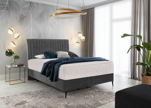 Voodi NORE Blanca, 140x200 cm, tumehall hind ja info | Voodid | kaup24.ee