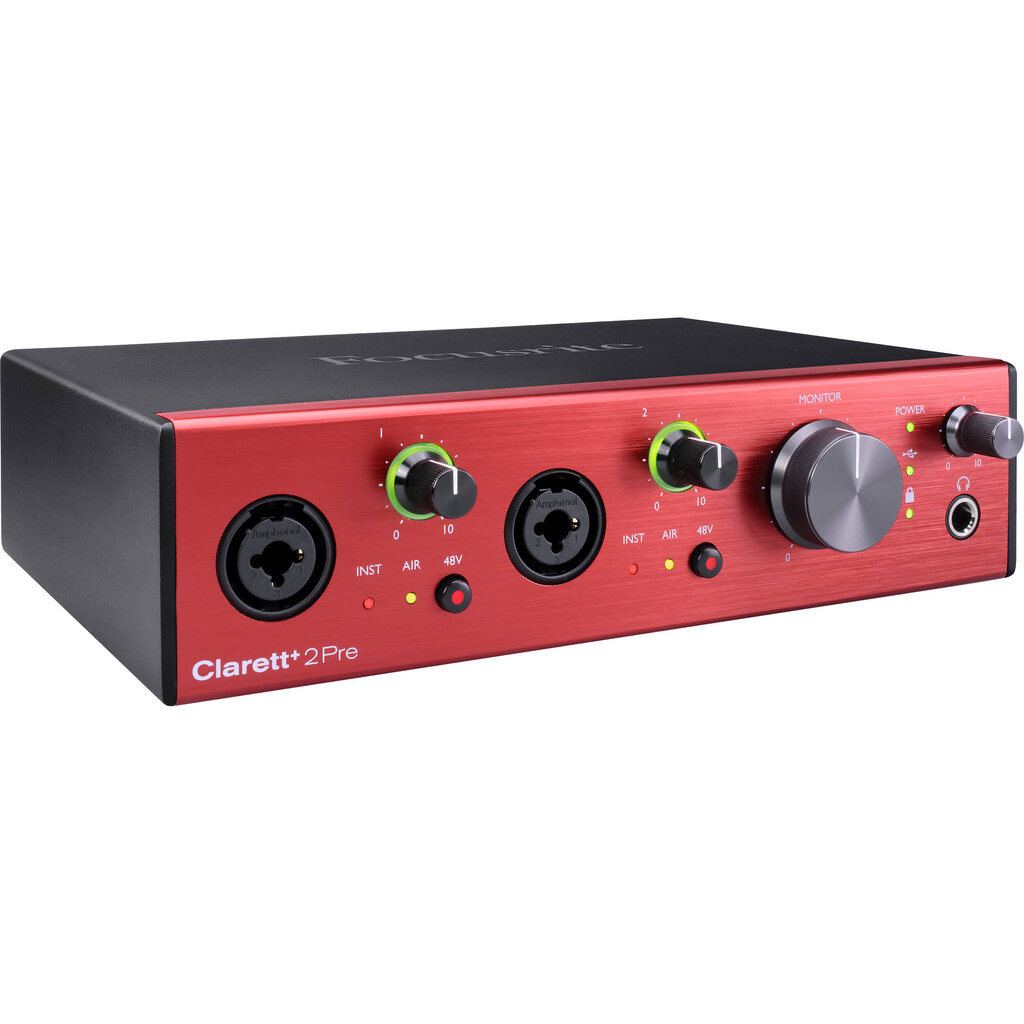 Audio liide sFocusrite Clarett+ 2Pre hind ja info | Helikaardid | kaup24.ee