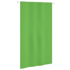 vidaXL rõdusirm, heleroheline, 140 x 240 cm, Oxfordi kangas hind ja info | Päikesevarjud, markiisid ja alused | kaup24.ee