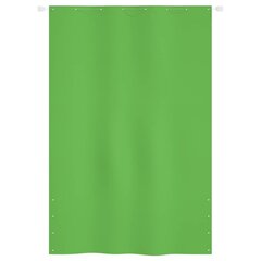 vidaXL rõdusirm, heleroheline, 160 x 240 cm, Oxfordi kangas цена и информация | Зонты, маркизы, стойки | kaup24.ee