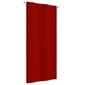 vidaXL rõdusirm, punane, 100 x 240 cm, Oxfordi kangas hind ja info | Päikesevarjud, markiisid ja alused | kaup24.ee