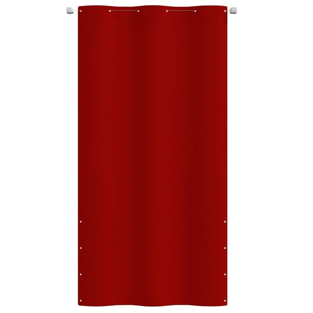 vidaXL rõdusirm, punane, 120 x 240 cm, Oxfordi kangas hind ja info | Päikesevarjud, markiisid ja alused | kaup24.ee