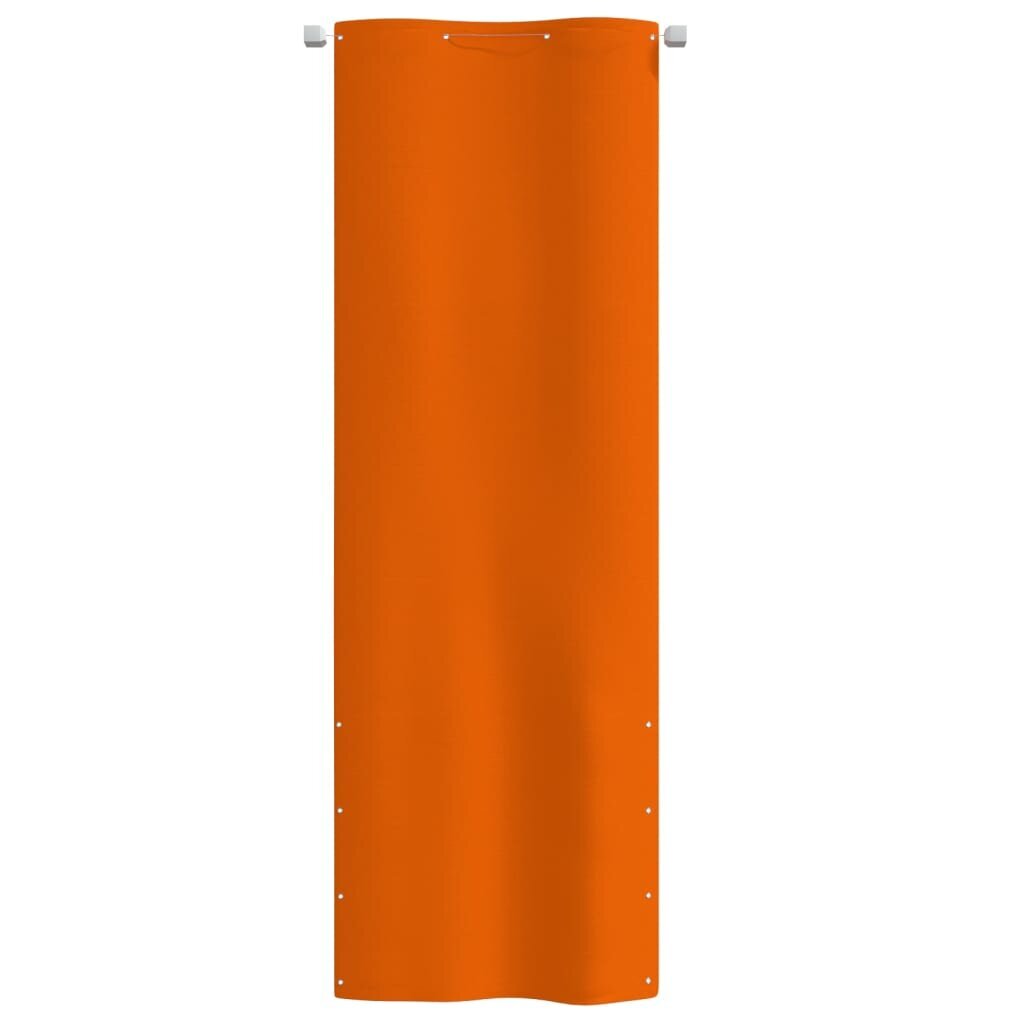 vidaXL rõdusirm, oranž, 80 x 240 cm, Oxfordi kangas hind ja info | Päikesevarjud, markiisid ja alused | kaup24.ee