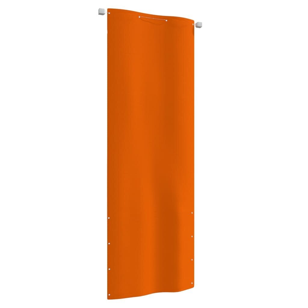 vidaXL rõdusirm, oranž, 80 x 240 cm, Oxfordi kangas цена и информация | Päikesevarjud, markiisid ja alused | kaup24.ee