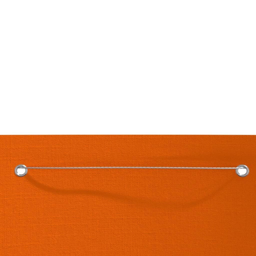 vidaXL rõdusirm, oranž, 100 x 240 cm, Oxfordi kangas hind ja info | Päikesevarjud, markiisid ja alused | kaup24.ee