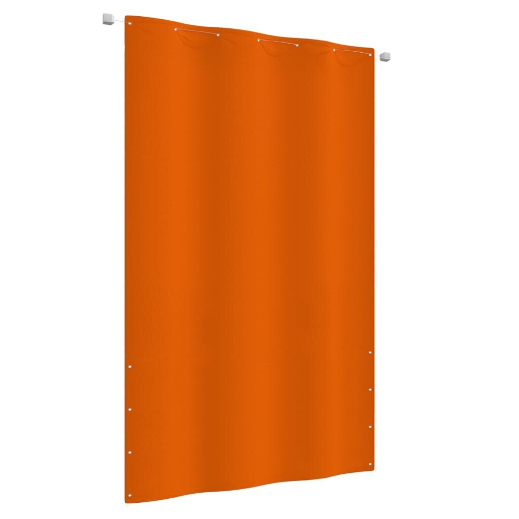 vidaXL rõdusirm, oranž, 140 x 240 cm, Oxfordi kangas hind ja info | Päikesevarjud, markiisid ja alused | kaup24.ee