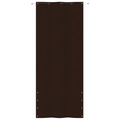 vidaXL rõdusirm, pruun, 100 x 240 cm, Oxfordi kangas hind ja info | Päikesevarjud, markiisid ja alused | kaup24.ee