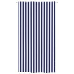 vidaXL rõdusirm, sinine ja valge, 140 x 240 cm, Oxfordi kangas hind ja info | Päikesevarjud, markiisid ja alused | kaup24.ee