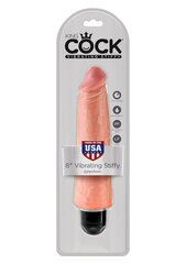 Vibreeriv dildo King Cock Stiffy 20,3 cm, keha värvi цена и информация | Фаллоимитаторы | kaup24.ee