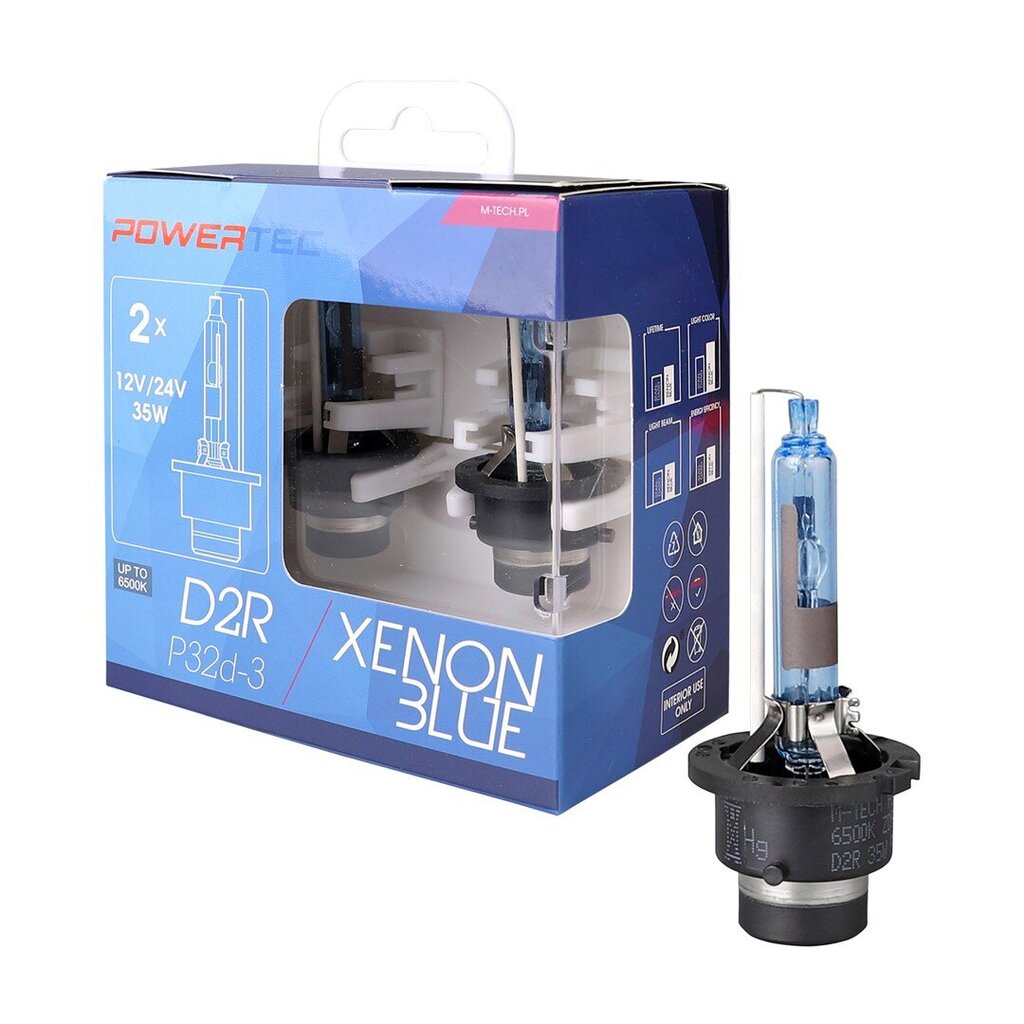 XENON pirn Powertec Xenon Blue D2R DUO hind ja info | Autopirnid | kaup24.ee