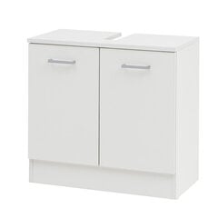 Шкаф под раковину Lorenz, белый цена и информация | Шкафчики для ванной | kaup24.ee