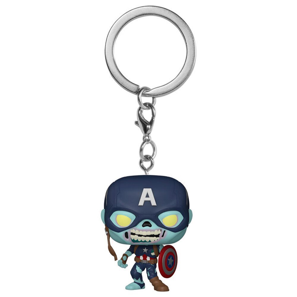 Funko POP! Keychain: Marvel: What If Zombie Captain America цена и информация | Fännitooted mänguritele | kaup24.ee