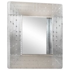 vidaXL lennuki stiilis peegel, 50 x 50 cm, metall цена и информация | Подвесные зеркала | kaup24.ee