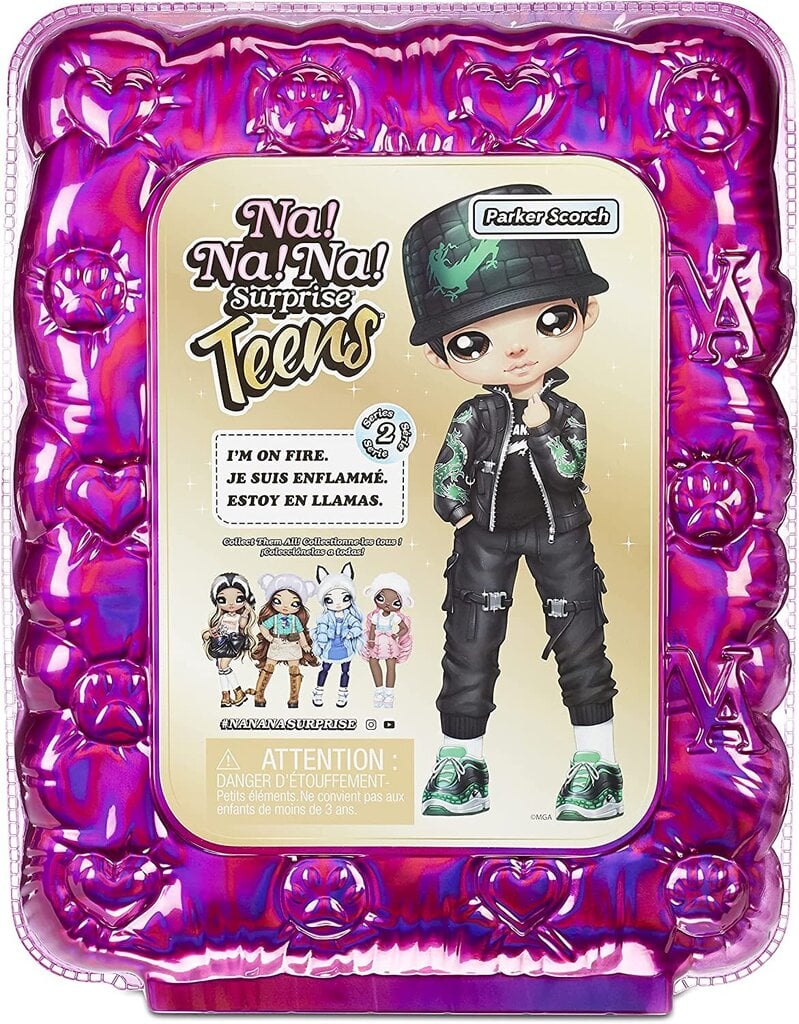 Nukk Na!Na!Na! Teens Series 2 - Parker Scorch hind ja info | Tüdrukute mänguasjad | kaup24.ee