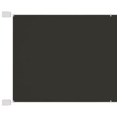 vidaXL vertikaalne varikatus antratsiit 100x360 cm Oxfordi kangas hind ja info | Päikesevarjud, markiisid ja alused | kaup24.ee