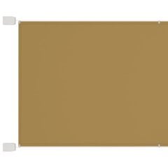 vidaXL vertikaalne varikatus, beež, 180 x 1000 cm, Oxfordi kangas hind ja info | Päikesevarjud, markiisid ja alused | kaup24.ee
