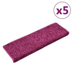 vidaXL trepimatid 5 tk, 65 x 25 cm, violetne hind ja info | Vaibad | kaup24.ee