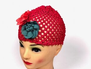 Детская шляпочка, Kрасный цена и информация | Шапки, перчатки, шарфы для девочек | kaup24.ee