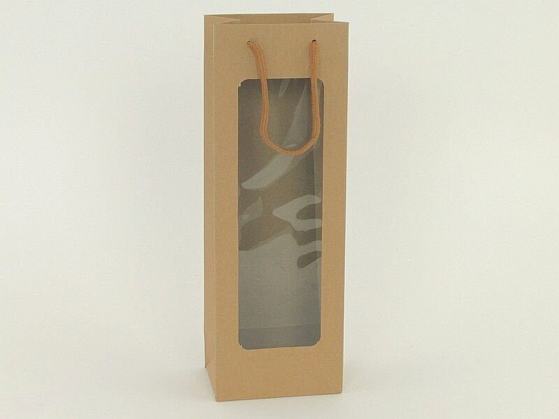 Kinkekott pudelile, 12,5 x 35 cm hind ja info | Kingituste pakendid | kaup24.ee