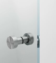 Poolringikujuline dušikabiin IDO Showerama 10-4 80X80, osaliselt mattklaas hind ja info | IDO Sanitaartehnika, remont, küte | kaup24.ee