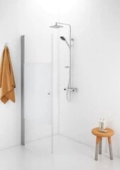 Poolringikujuline dušisein IDO Showerama 10-41 800, osaliselt mattklaas цена и информация | Душевые двери и стены | kaup24.ee