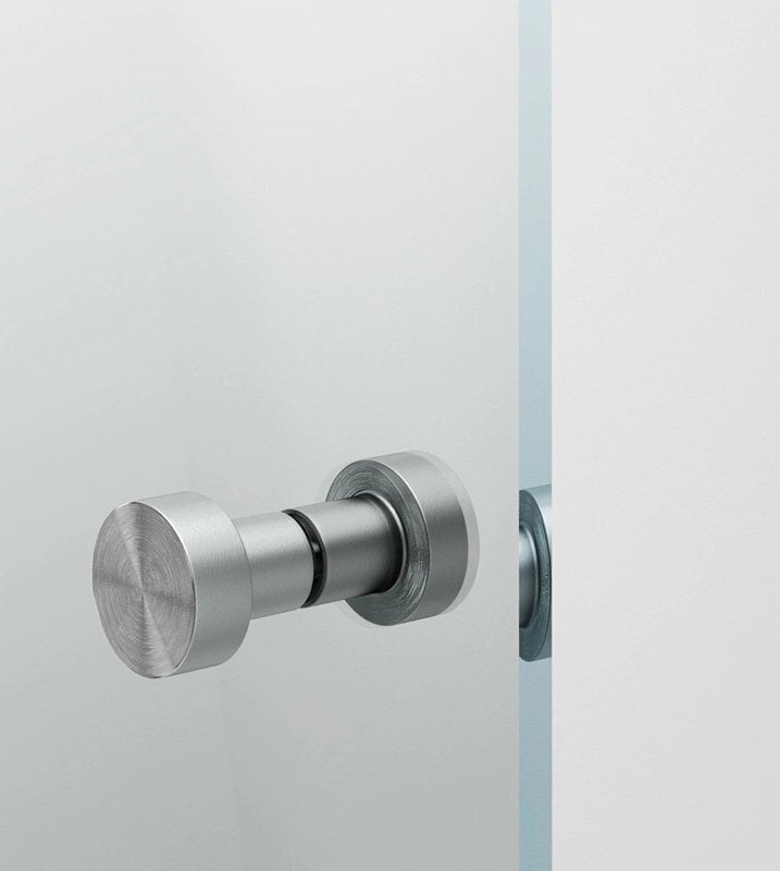 Poolringikujuline dušisein IDO Showerama 10-41 800, osaliselt mattklaas hind ja info | Dušikabiinide uksed ja seinad | kaup24.ee