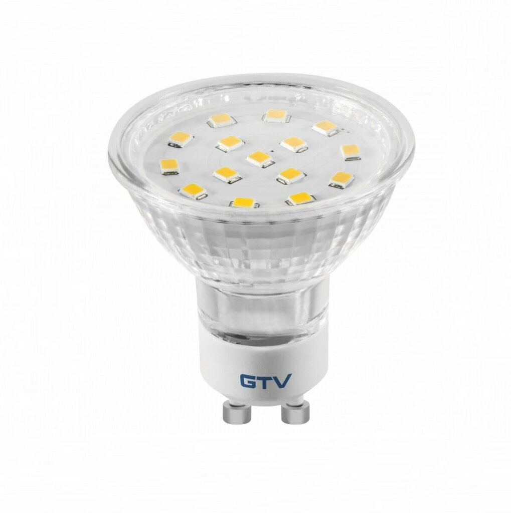 GTV LED GU10 pirn 4W, 230V , 3000K , 320lm , 120° hind ja info | Lambipirnid, lambid | kaup24.ee