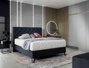Кровать NORE Cortina, 160x200 см, темно-синий цвет цена и информация | Кровати | kaup24.ee