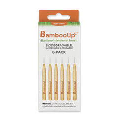 Bamboo-Up межзубные щетки N6 цена и информация | Для ухода за зубами | kaup24.ee