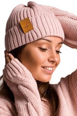 BK059 Naiste müts logoga - roosa 5903068494253 hind ja info | Naiste mütsid ja peapaelad | kaup24.ee