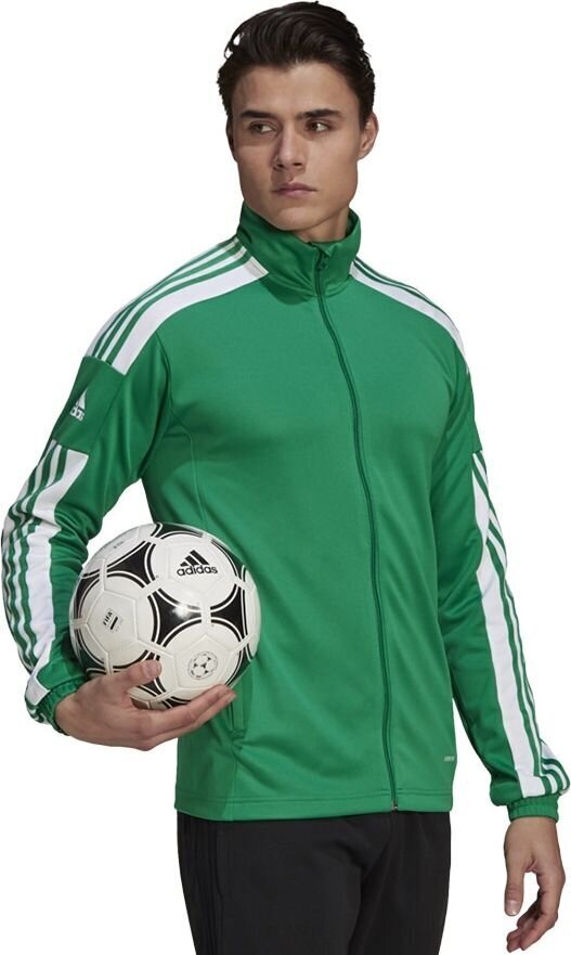 Meeste kampsun Adidas Squadra 21 GP6462, roheline hind ja info | Jalgpalli varustus ja riided | kaup24.ee