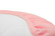 Laste voodilina Sensillo Terry 75x35, roosa hind ja info | Beebide ja laste voodipesu | kaup24.ee