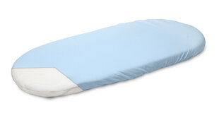Детская простыня Sensillo Jersey 75x35, голубоватая цена и информация | Сетки для кроватей | kaup24.ee