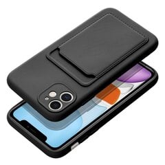 Telefoniümbris Forcell CARD - IPHONE 11 must hind ja info | Telefoni kaaned, ümbrised | kaup24.ee