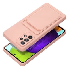 Telefoniümbris Forcell CARD - SAMSUNG A52 5G / A52 LTE ( 4G ) / A52S roosa hind ja info | Telefoni kaaned, ümbrised | kaup24.ee
