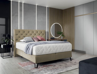 Кровать NORE Cortina, 140x200 см, бежевая цена и информация | Кровати | kaup24.ee