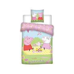 Детский комплект постельного белья Peppa Pig, 100 x 135, 2 части цена и информация | Комплекты постельного белья | kaup24.ee