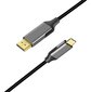 USB-C DisplayPort kaabel 4K 60Hz Mac Macbook Th 3.0 цена и информация | Kaablid ja juhtmed | kaup24.ee