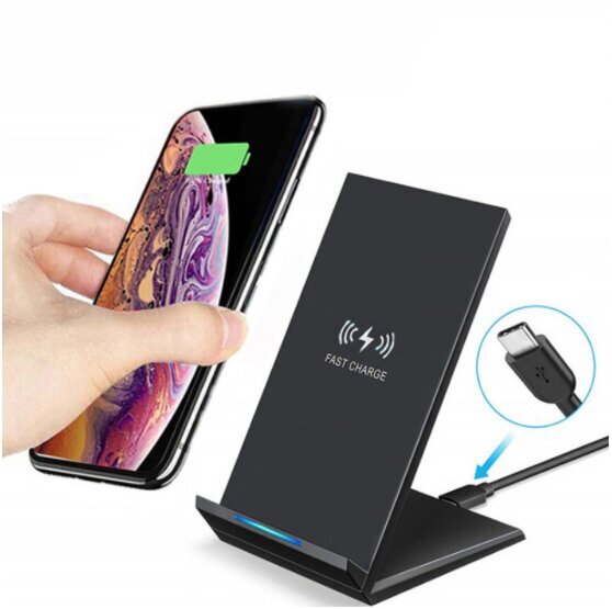 KIIRLAADIMINE 15W USB-C induktsioonjuhtmevaba laadija Apple Samsungi jt jaoks hind ja info | Mobiiltelefonide laadijad | kaup24.ee