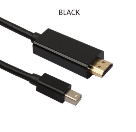Adapter Mini DisplayPort HDMI Cable 4K Thunderbolt 180cm Kaabel Macbook Pro Airi Ja Teiste Jaoks hind ja info | Kaablid ja juhtmed | kaup24.ee