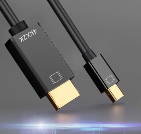 Adapter Mini DisplayPort HDMI Cable 4K Thunderbolt 180cm Kaabel Macbook Pro Airi Ja Teiste Jaoks hind ja info | Kaablid ja juhtmed | kaup24.ee