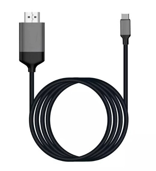 Adapter MHL USB-C To HDMI 4K Thunderbolt 3.0 Kaabel Macbook Pro Air Samsungi Ja Teiste Jaoks hind ja info | Kaablid ja juhtmed | kaup24.ee