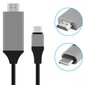 Adapter MHL USB-C To HDMI 4K Thunderbolt 3.0 Kaabel Macbook Pro Air Samsungi Ja Teiste Jaoks hind ja info | Kaablid ja juhtmed | kaup24.ee